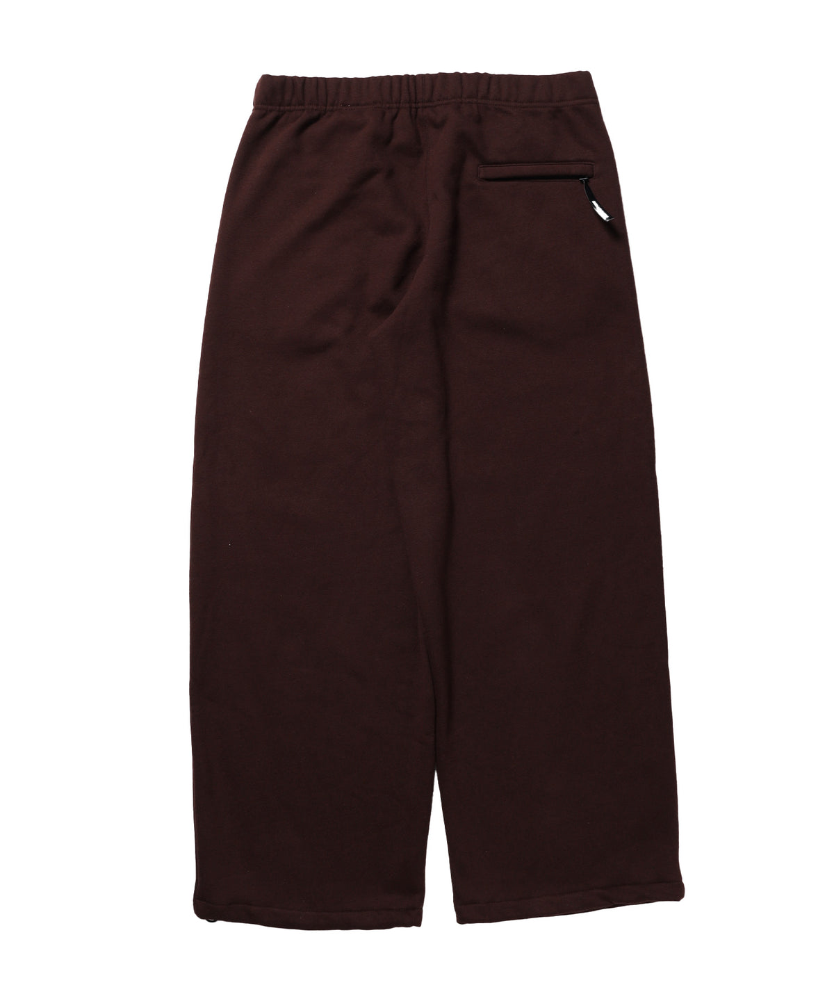 WIDE CURVE SWEAT PANTS / スウェットパンツ ワイドシルエット ルーズ ユニセックス ブラウン