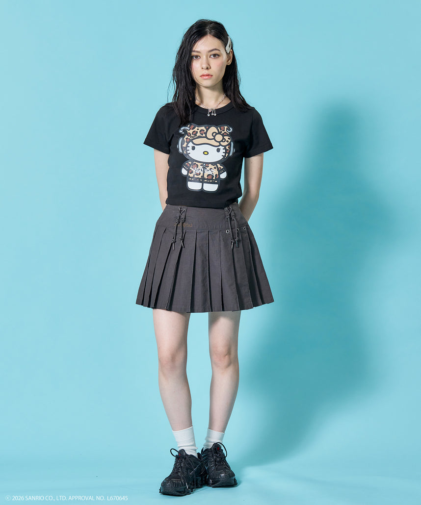 sqnz（エスキュンズ）】HK EYELET TEE / ハローキティ キティちゃん