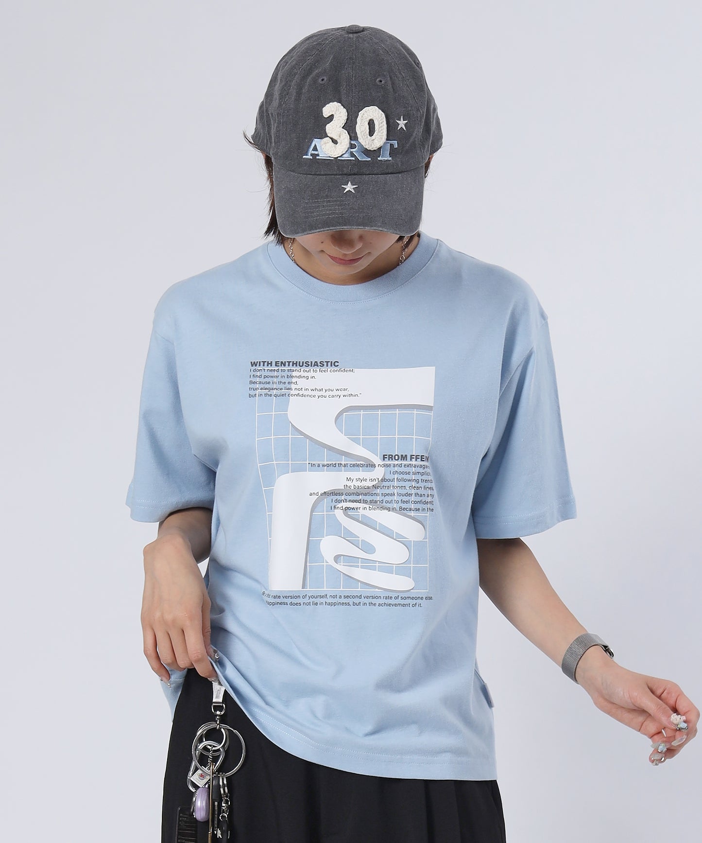 モデル：H163 Size:M　パステルブルー