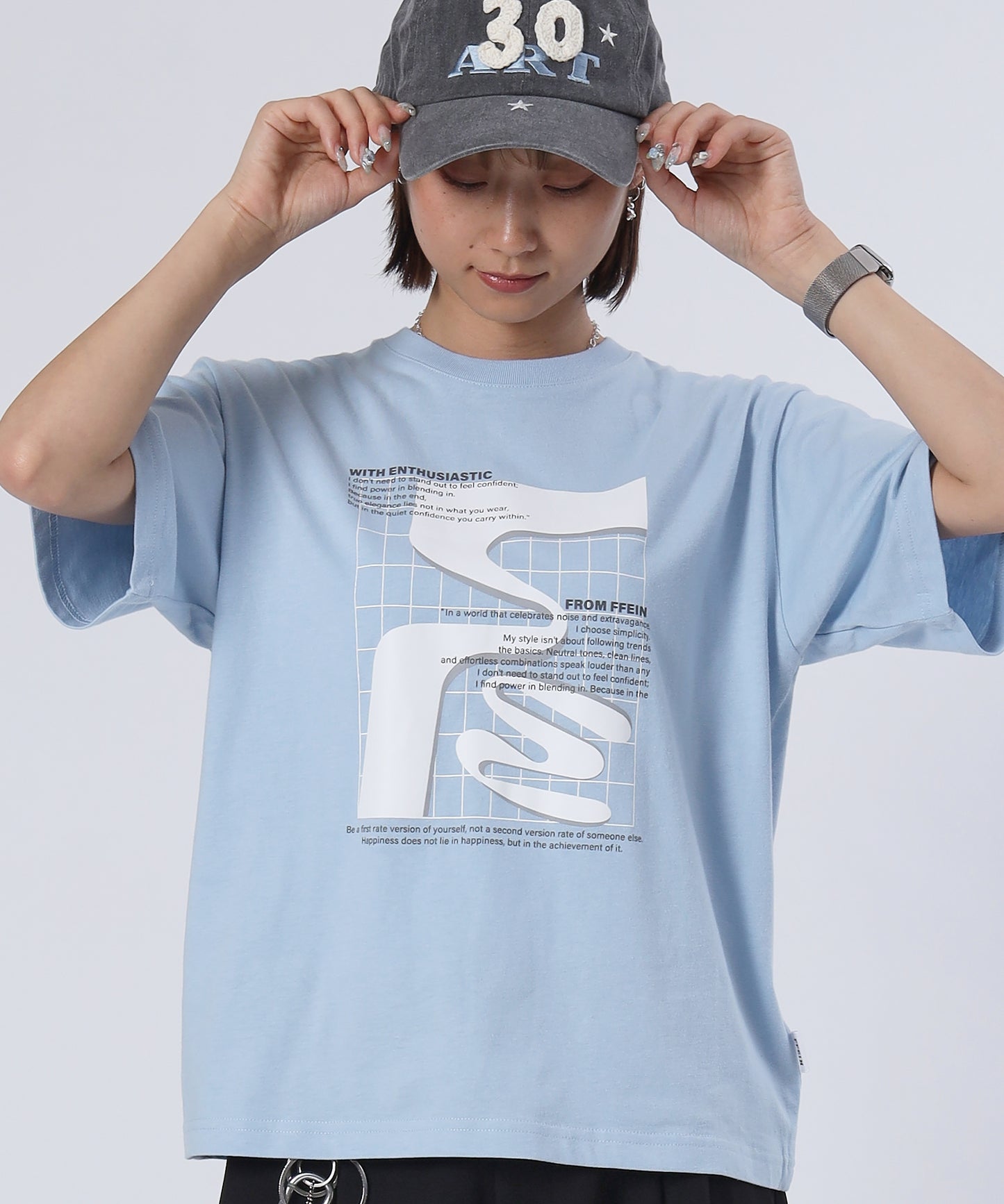 モデル：H163 Size:M　パステルブルー