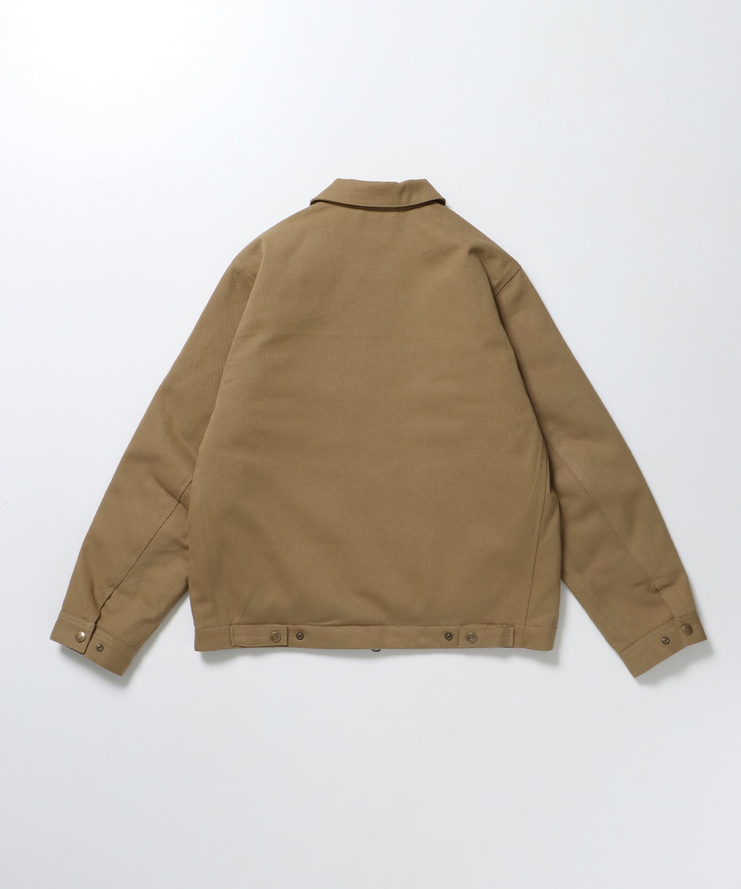 PADDED EISENHOWER JACKET / オーバーサイズ ビッグシルエット ジャケット アウター 中綿 ジップ ベージュ