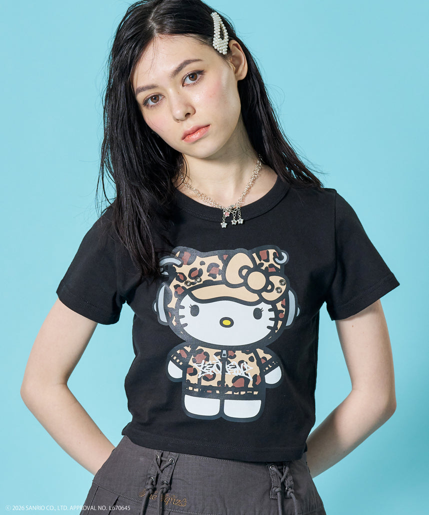 sqnz（エスキュンズ）】HK EYELET TEE / ハローキティ キティちゃん