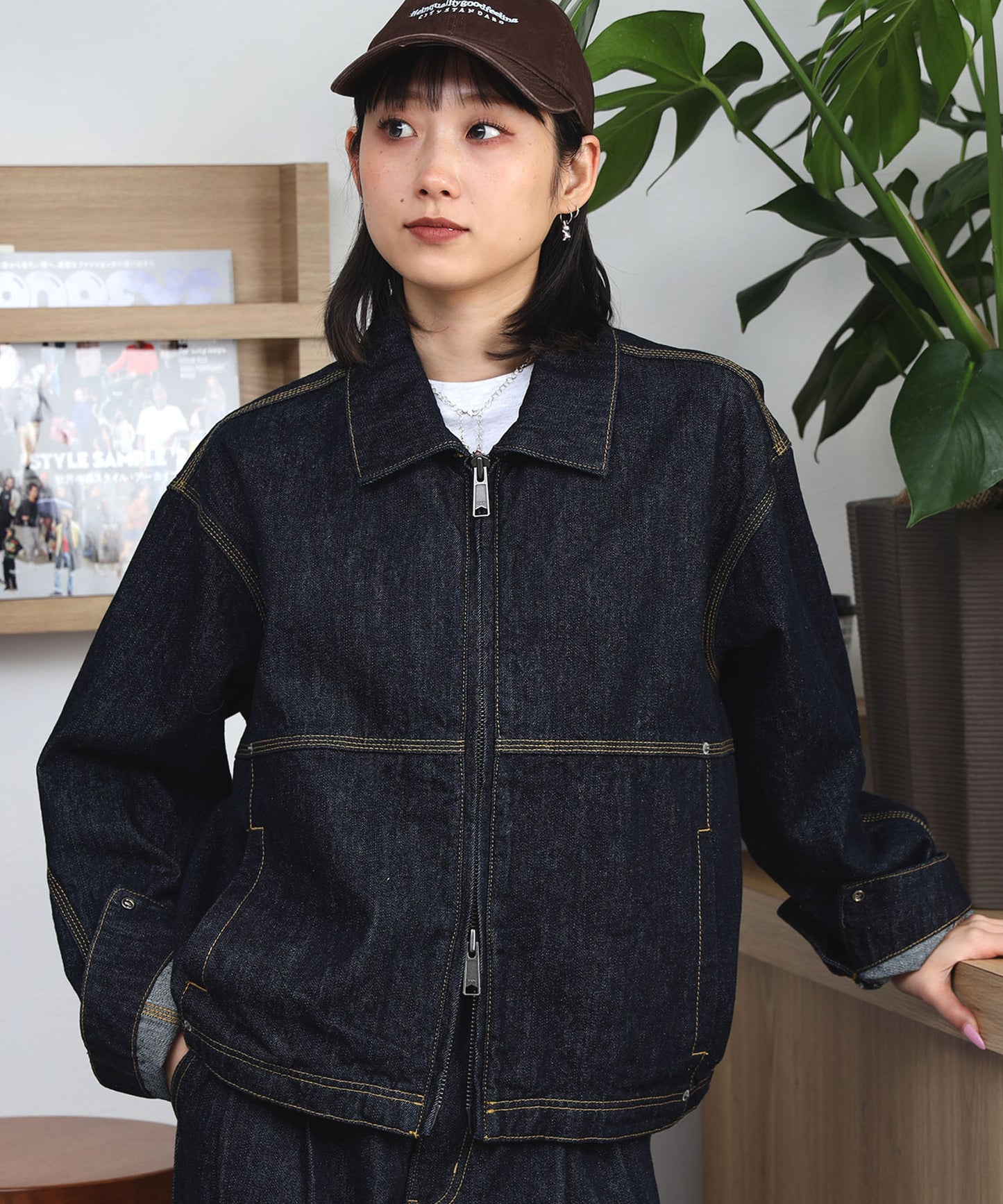 モデル：H163 Size:M　ネイビー