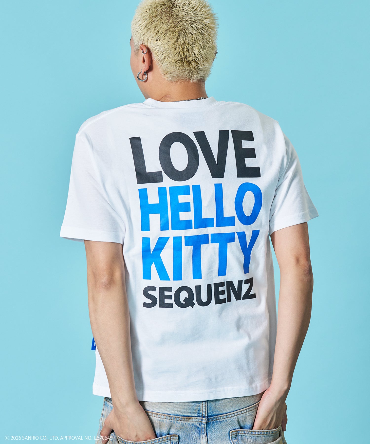 sqnz（エスキュンズ）】HK LOVE SEQUENZ TEE / ハローキティ キティ