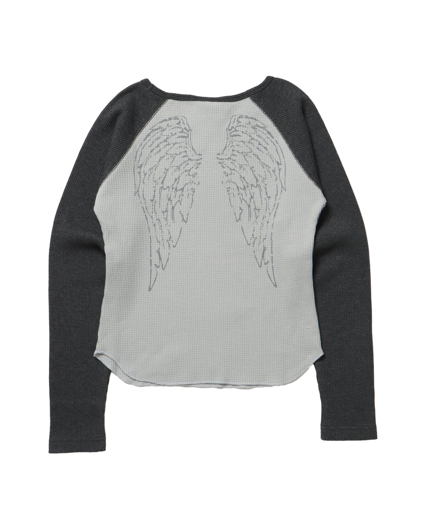 ※WEB限定 /  エンジェルプリントサーマルロンT / sqnz angel thermal ブラック