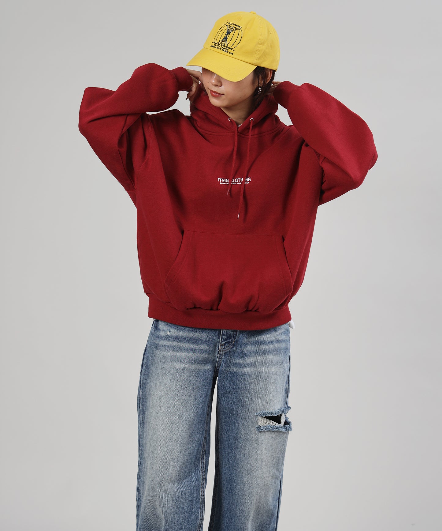 モデル：H163 Size : M ワイン
