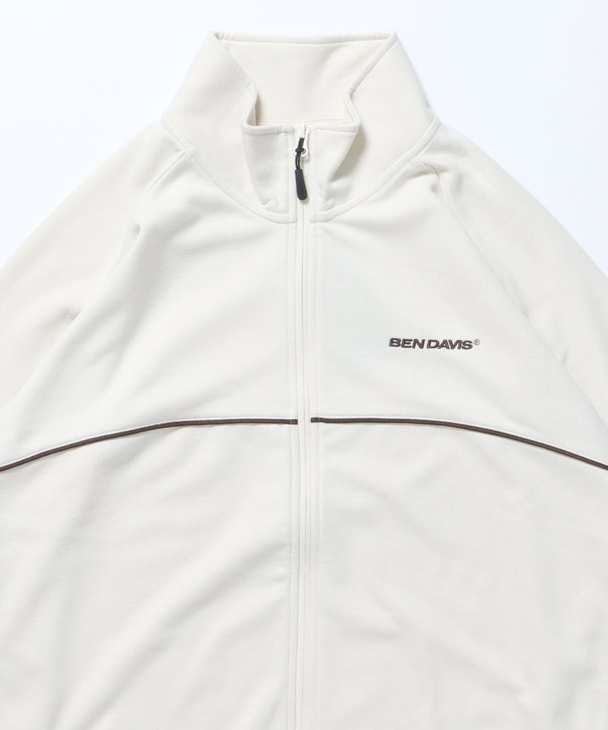 NICE PANELLED TRACK JACKET / オーバーサイズ ブロークコア オフホワイト