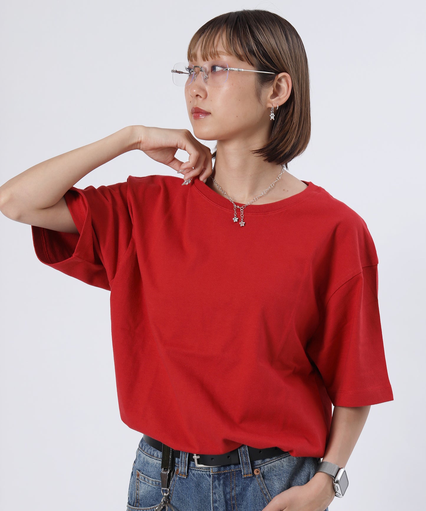 モデル：H163 Size:L レッド