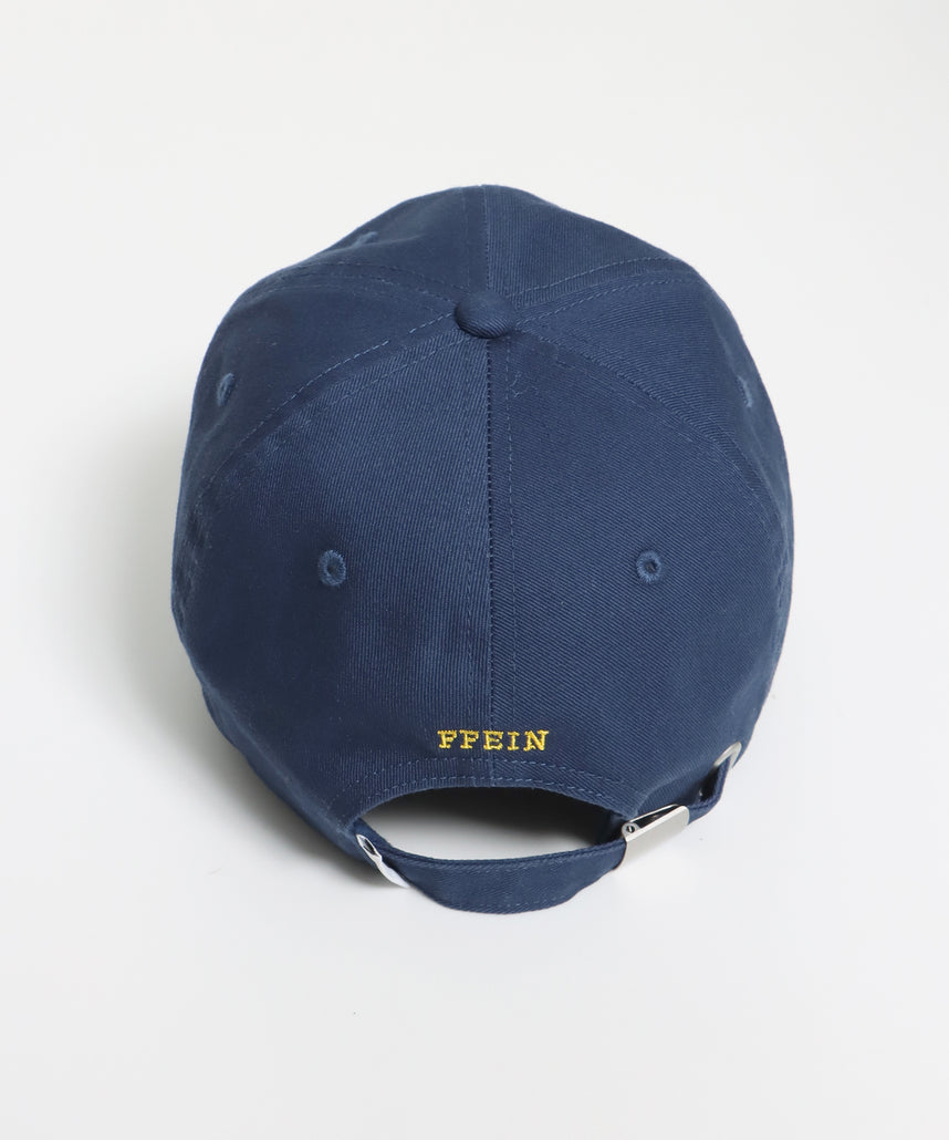 ネイビーキャップ ロゴ刺繍付き FFEIN(フェイン)】アートロゴ刺繍キャップ /男女兼用 帽子