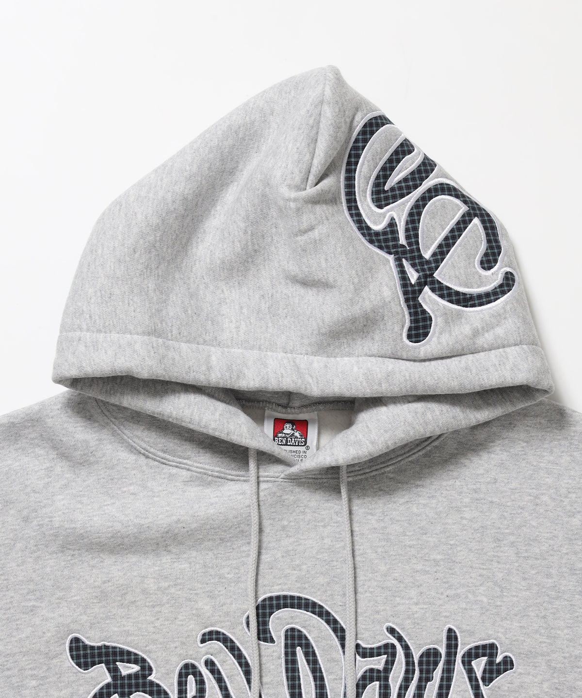 Design Pullover P/K / プルパーカー フード デザイン 裏起毛 ユニセックス グレー