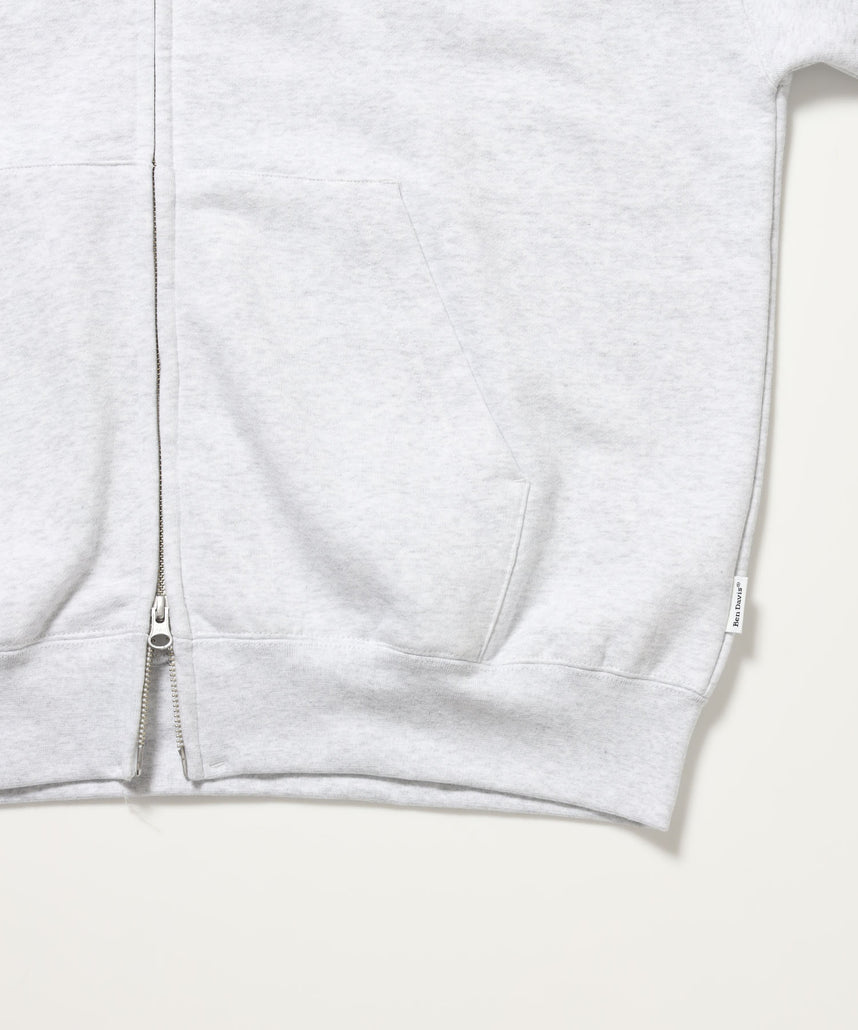 SANMARINO ZIP HOODIE / ジップパーカー フード キャラクター デザイン 裏起毛 ユニセックス アッシュグレー