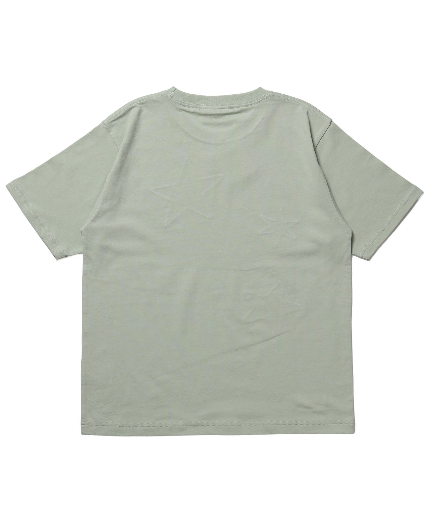 ※WEB限定 / ワッペン×チェック / モチーフデザイン半袖Tシャツ / sqnz motif applique tee /  ミント