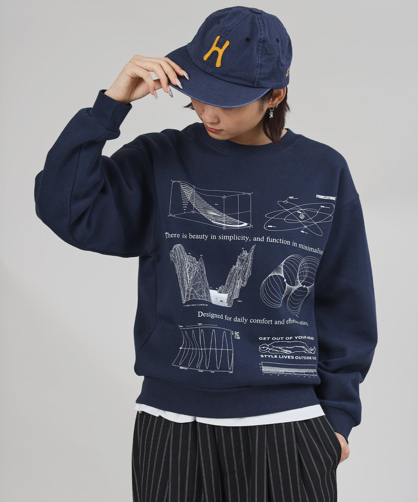 モデル：H163 Size : S  ネイビー