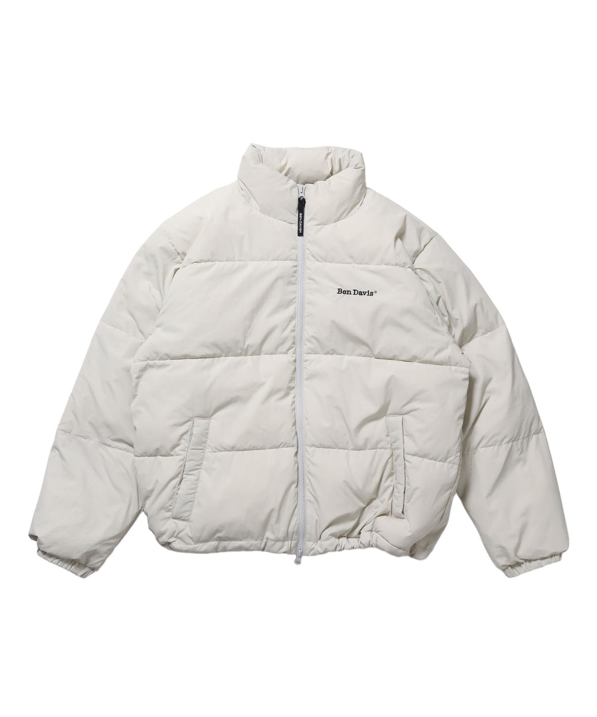 BD PUFFER JACKET / ダウンジャケット パッファー シンプルロゴ ユニセックス アイボリー