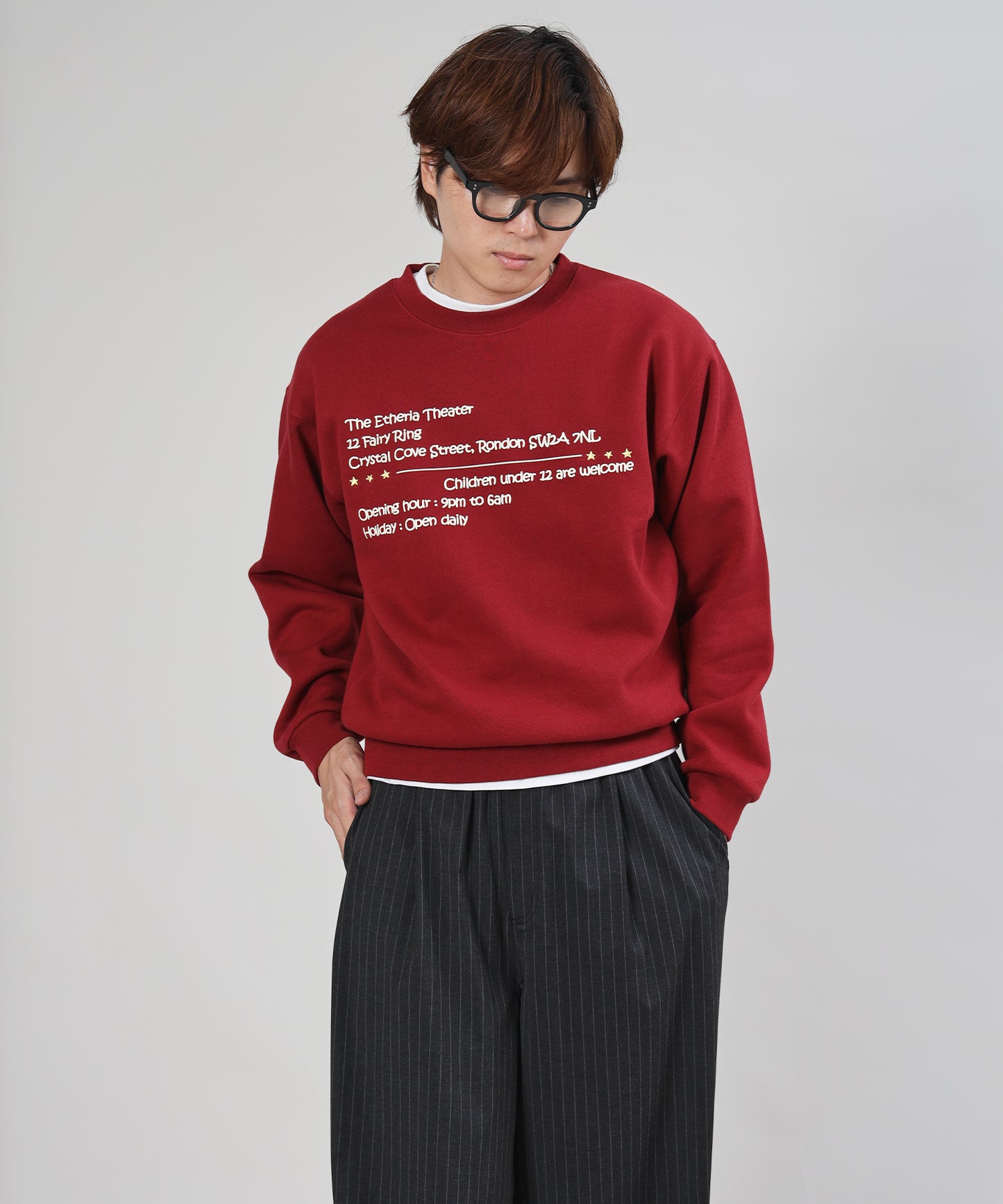 モデル：H178 Size :  L ワイン