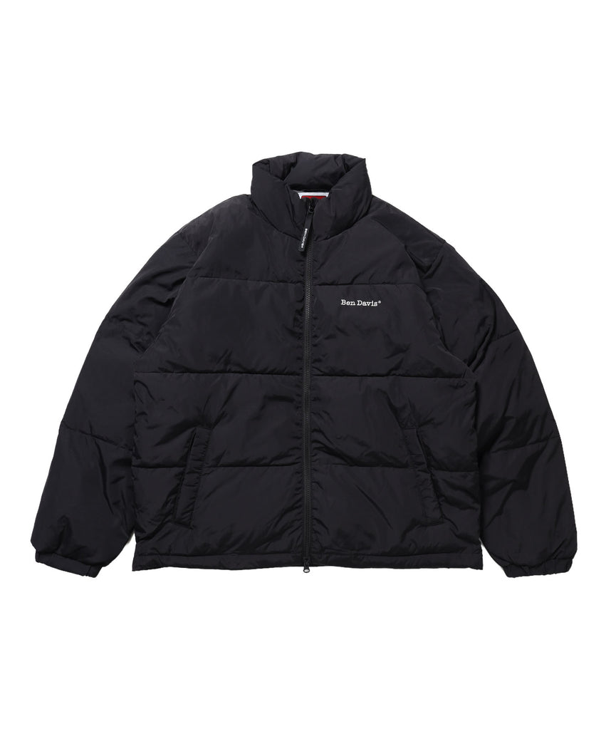 BD PUFFER JACKET / ダウンジャケット パッファー シンプルロゴ ユニセックス ブラック