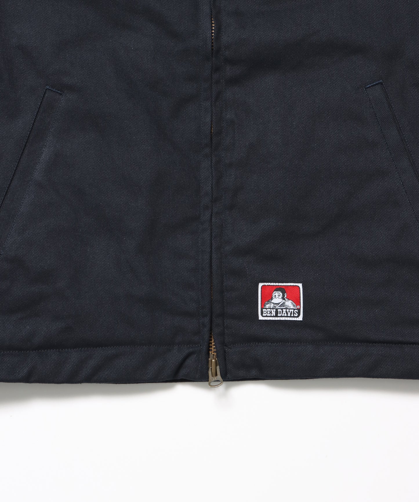 PADDED EISENHOWER JACKET / オーバーサイズ ビッグシルエット ジャケット アウター 中綿 ジップ ネイビー