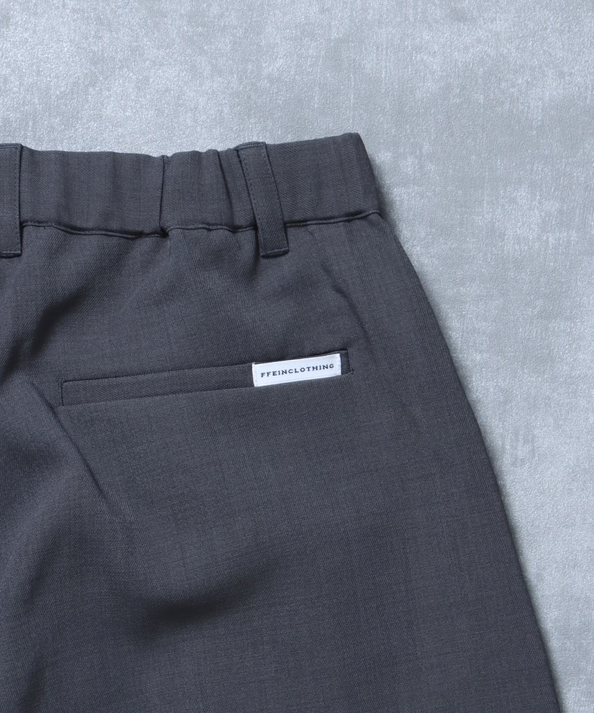 希少 エルメス 上質 センタープレス ストライプ デザイン スラックス パンツ FFEIN(フェイン)】ストライプセンタープレススラックス / スラックス