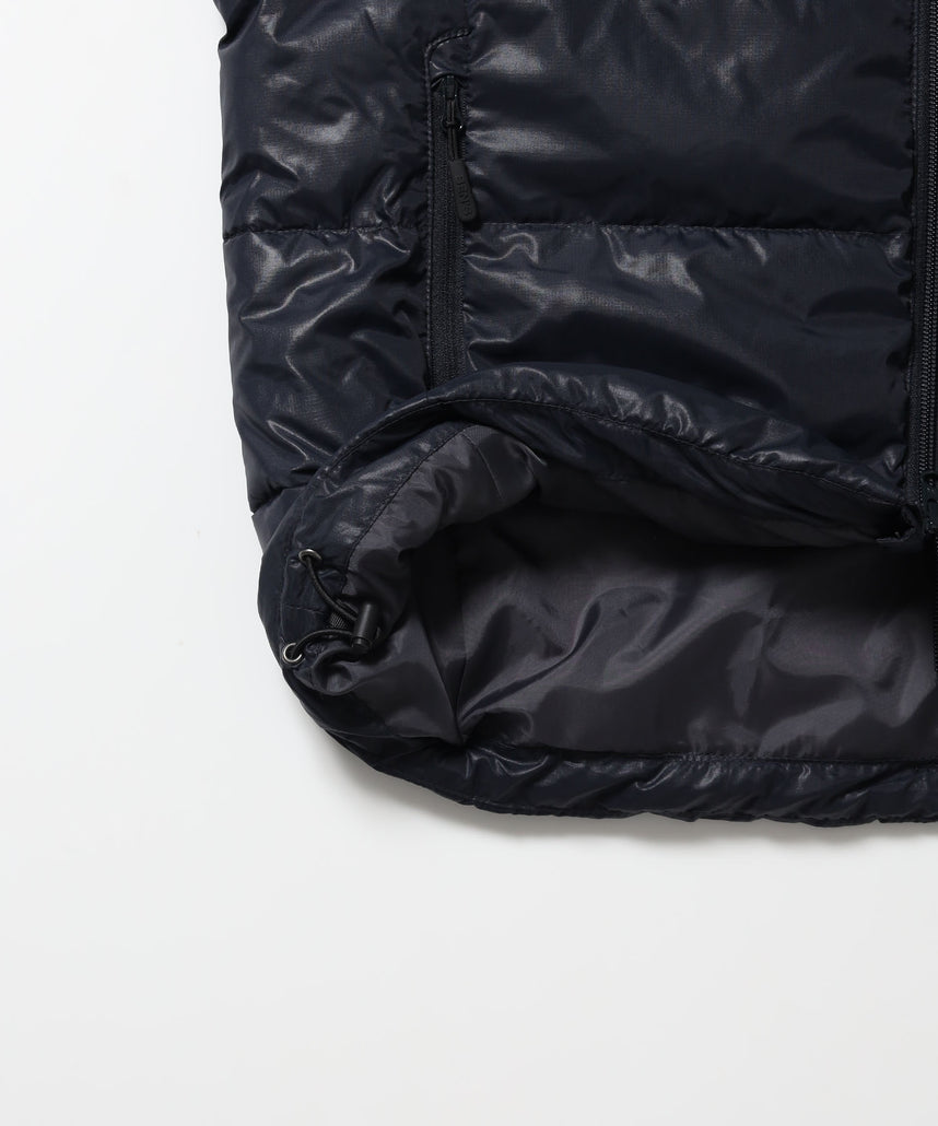 BD HOODED PUFFER JACKET / ダウンジャケット パッファー フード ユニセックス ダークネイビー