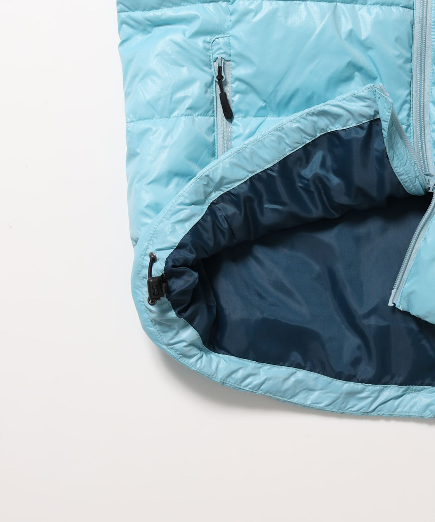 BD HOODED PUFFER JACKET / ダウンジャケット パッファー フード ユニセックス スカイブルー