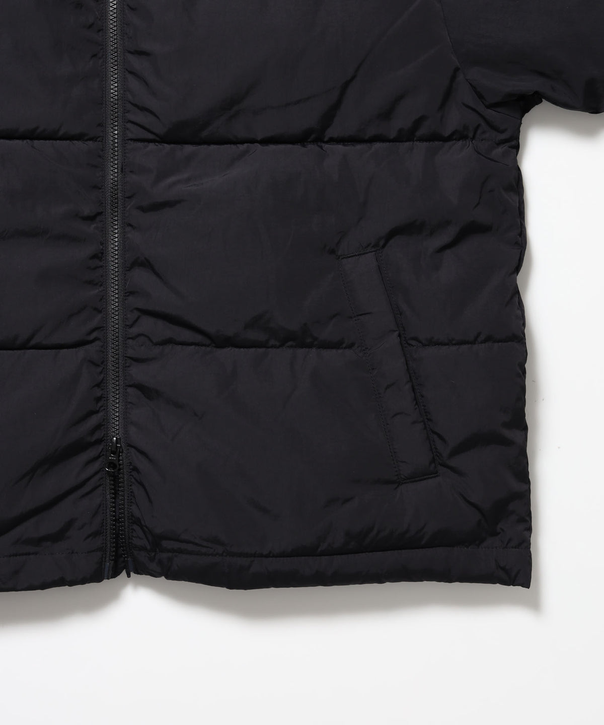 BD PUFFER JACKET / ダウンジャケット パッファー シンプルロゴ ユニセックス ブラック
