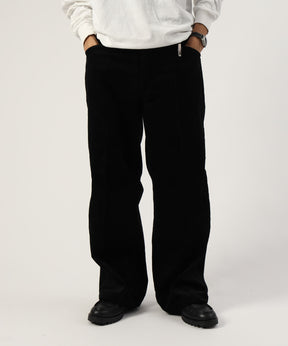 EXTRA WIDE CORD PANTS / コーデュロイ エクストラワイドパンツ ボトムス センタークリース ユニセックス