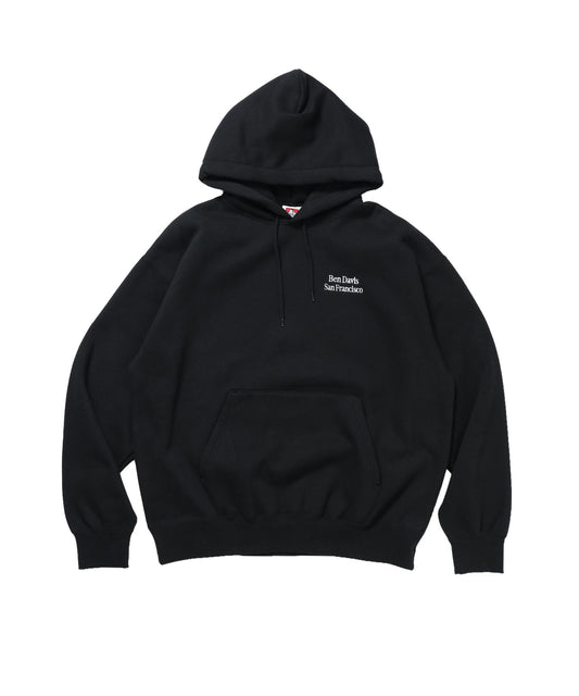 BD SWEAT HOODIE / スウェットパーカー プルオーバー フーディ ワンポイント刺繍 裏起毛 ユニセックス