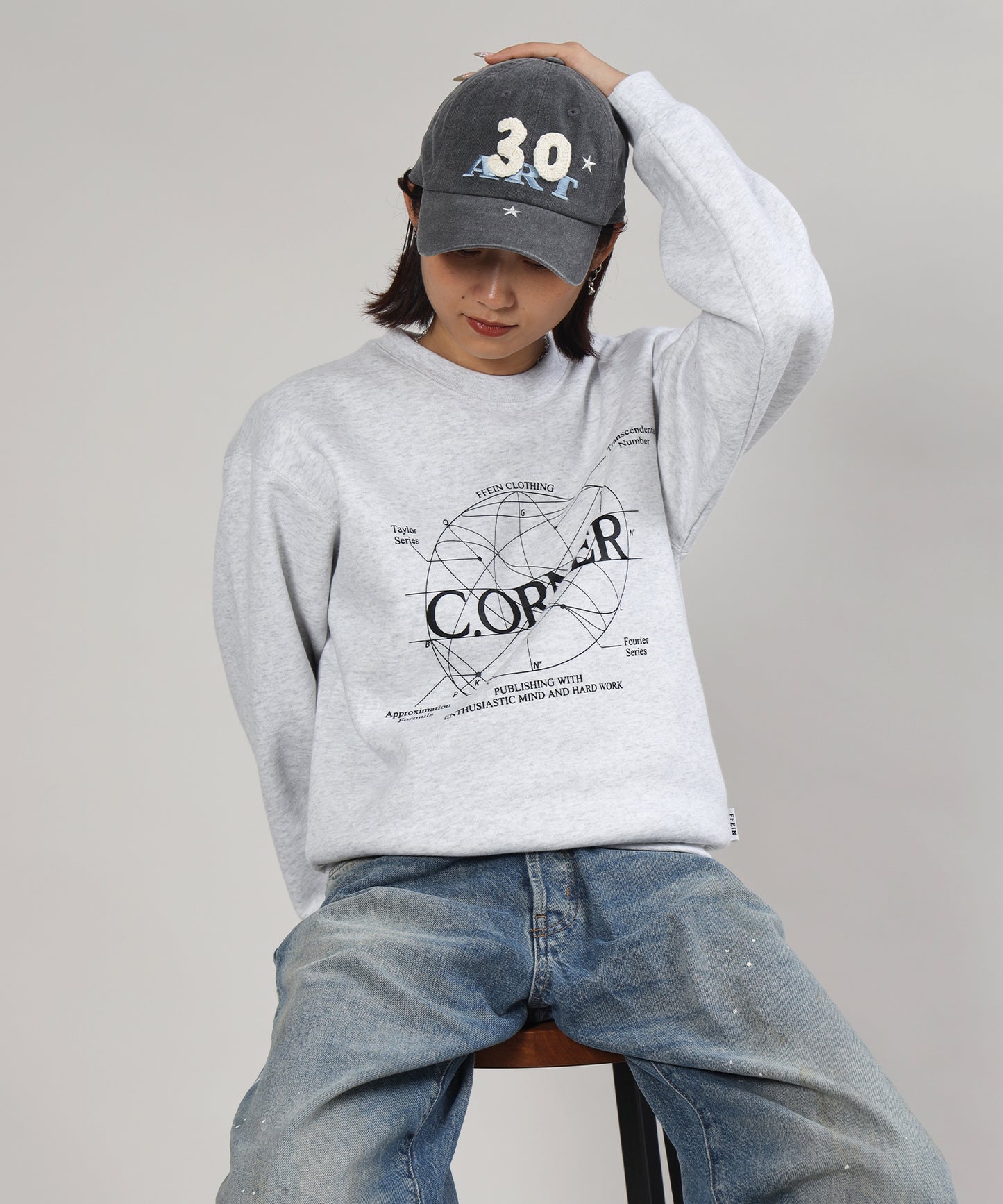 モデル：H163 Size : M アッシュグレー