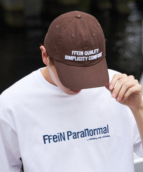 3D刺繍ロゴキャップ / 深めキャップ ブラウン