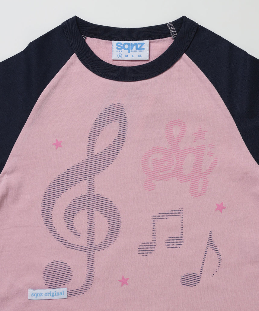sqnz（エスキュンズ）】※WEB限定 sqnz treble clef pt tee
