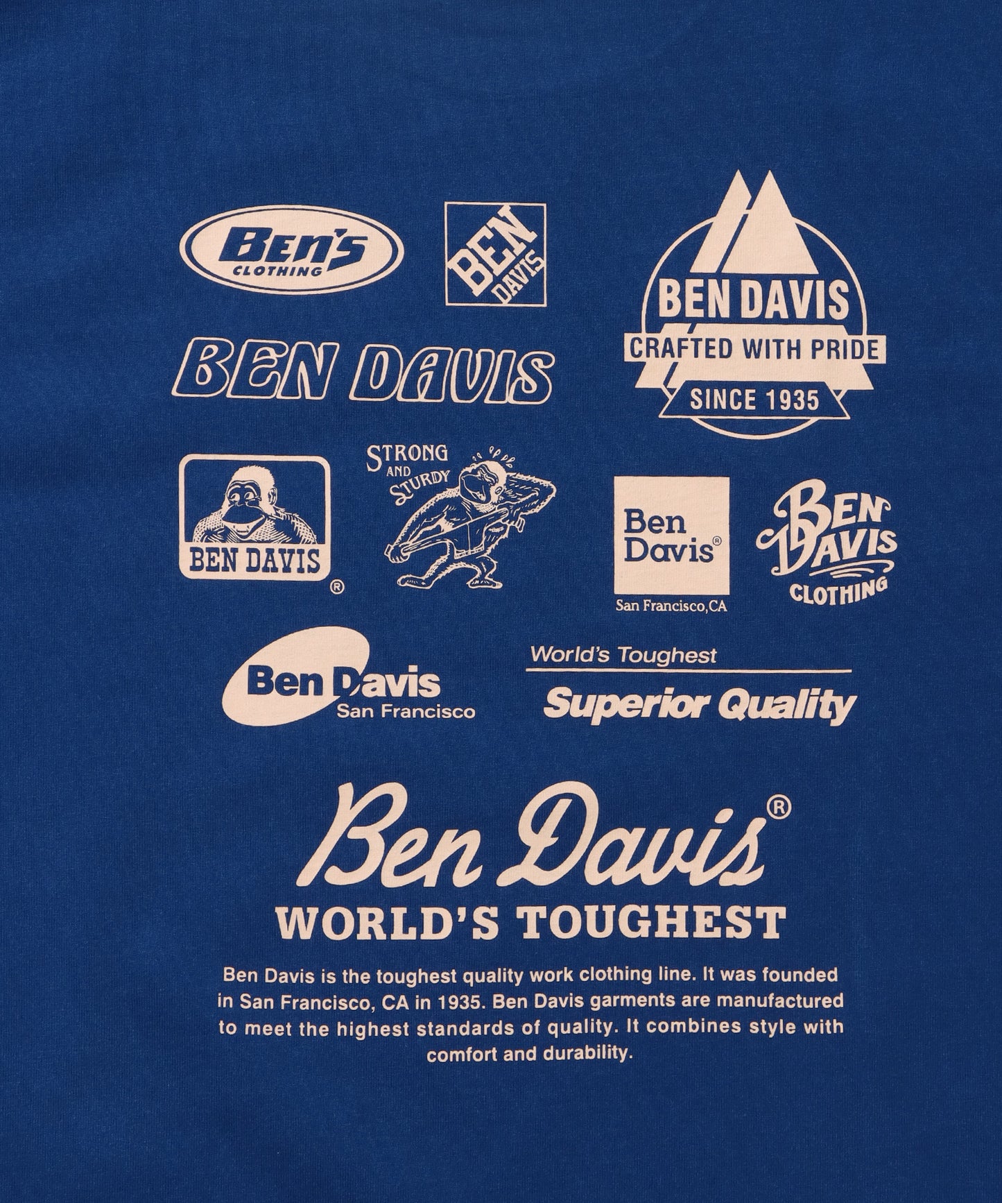 SPONSORED L/S TEE[REG] / ロンT 長袖 ワンポイント レギュラーサイズ ロゴ ロイヤルブルー