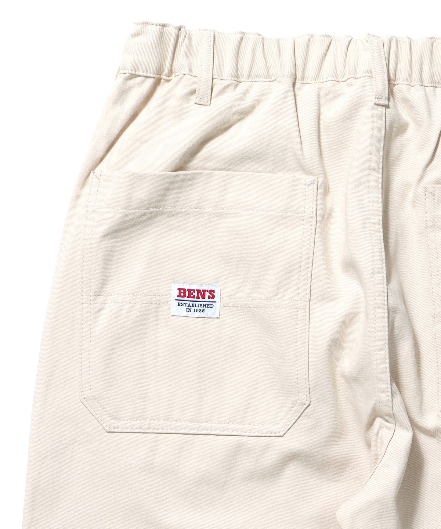 ACTIVEWORKPANTS Z5 / ベンズ アクティブワークパンツ テーパード シェフパンツ アイボリー