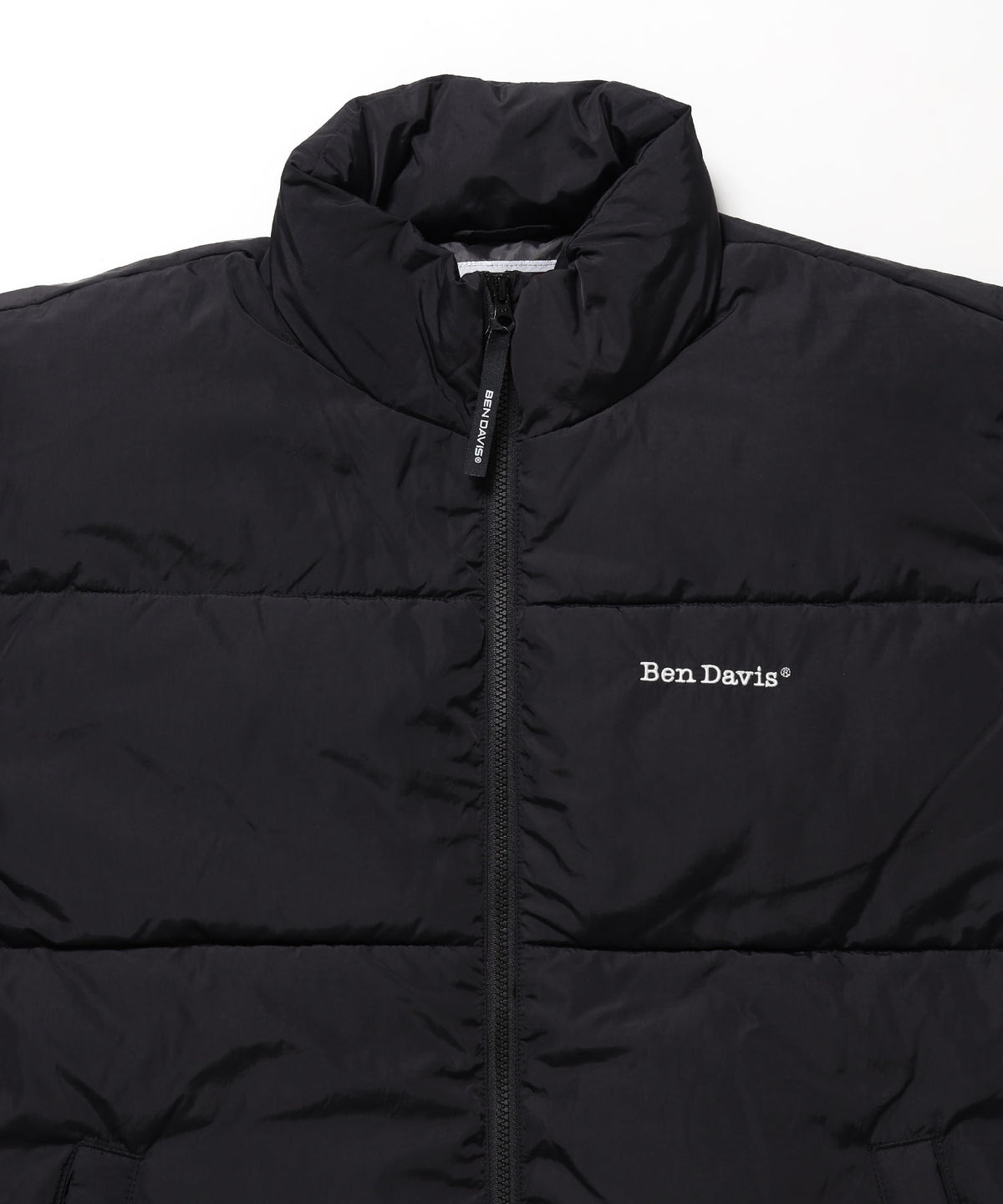 BD PUFFER JACKET / ダウンジャケット パッファー シンプルロゴ ユニセックス ブラック