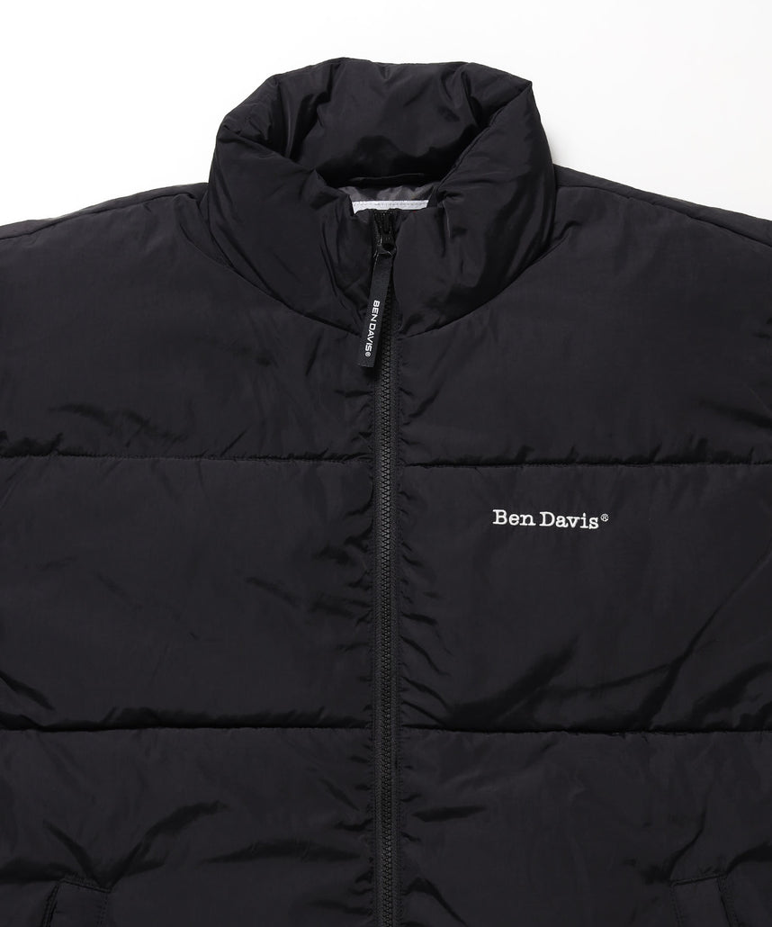 BD PUFFER JACKET / ダウンジャケット パッファー シンプルロゴ ユニセックス ブラック