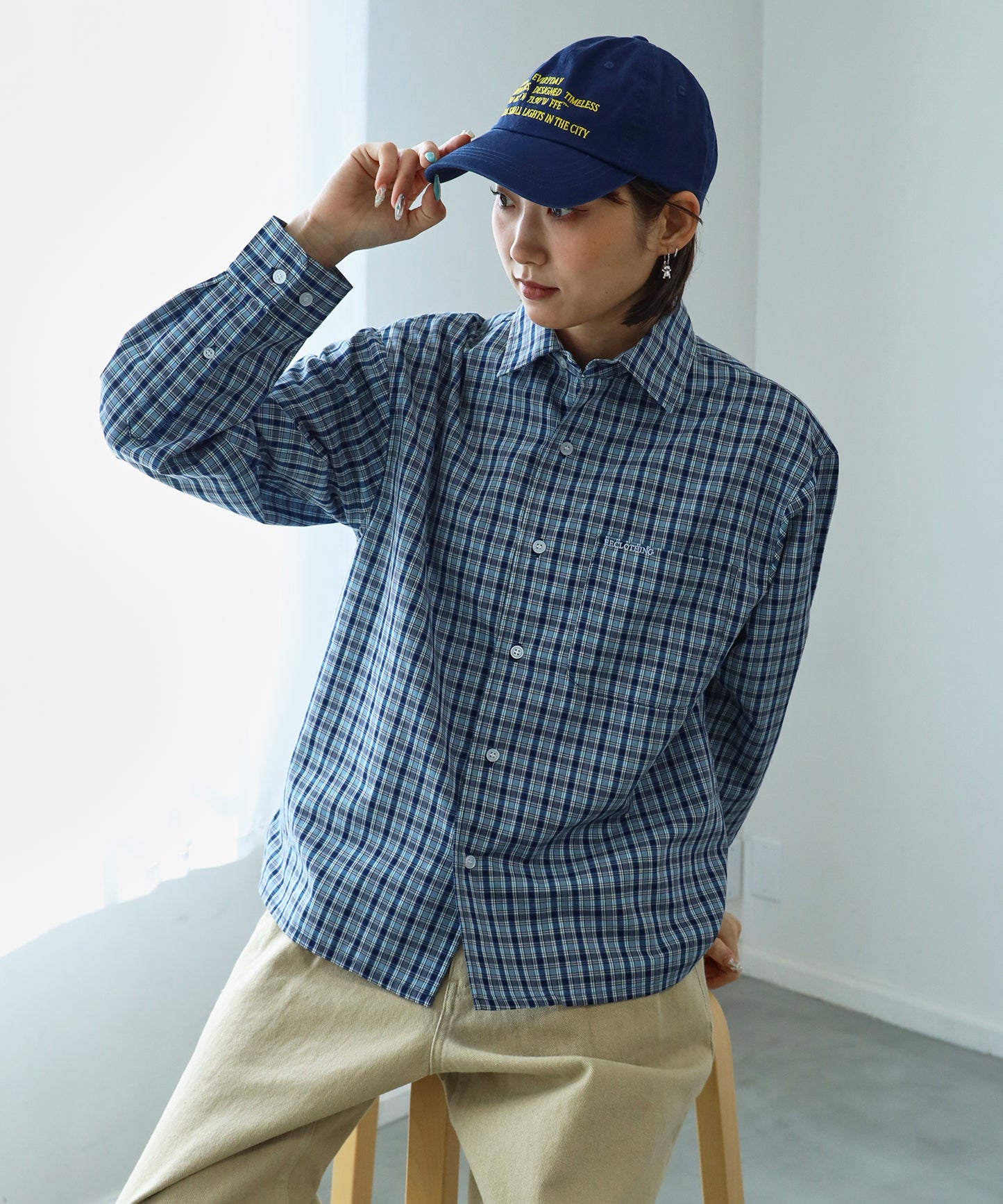 モデル：H163 Size : M パステルブルー
