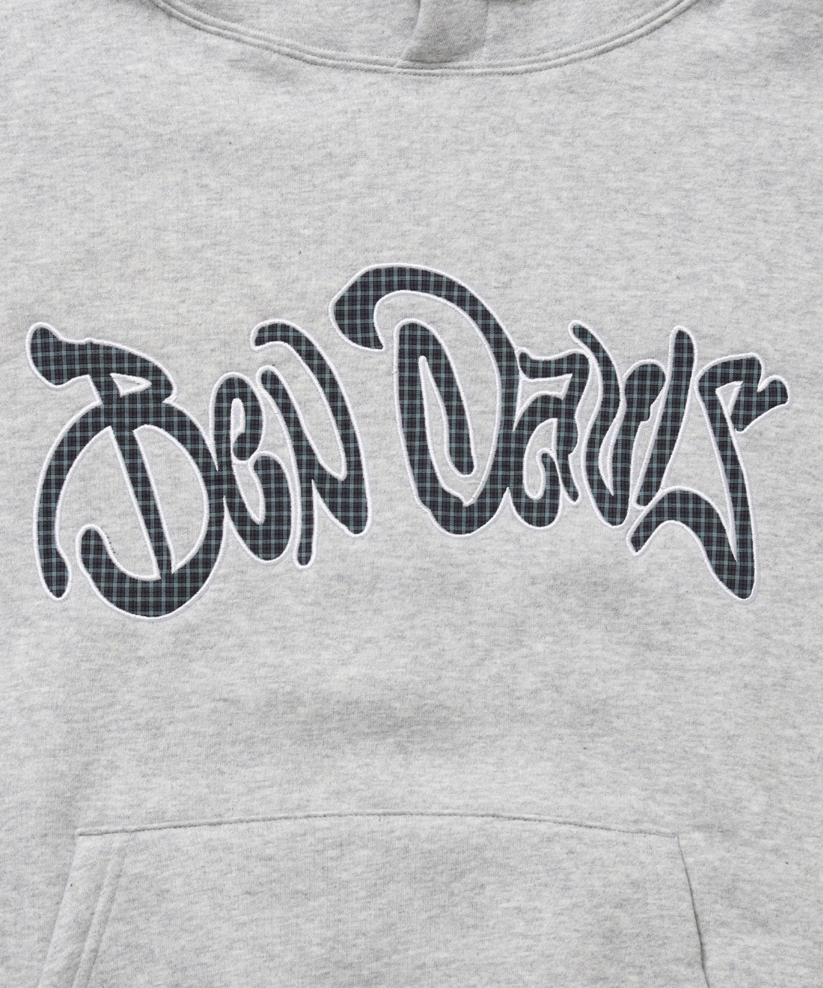 Design Pullover P/K / プルパーカー フード デザイン 裏起毛 ユニセックス グレー