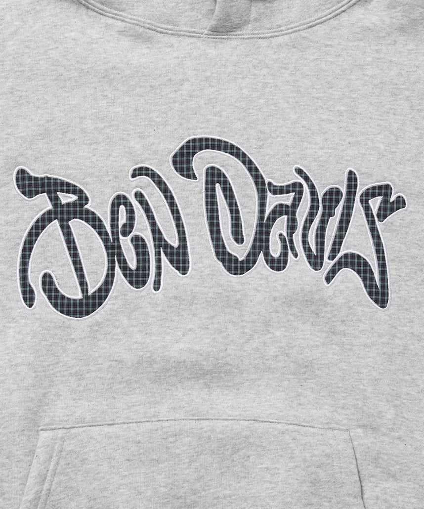 Design Pullover P/K / プルパーカー フード デザイン 裏起毛 ユニセックス グレー
