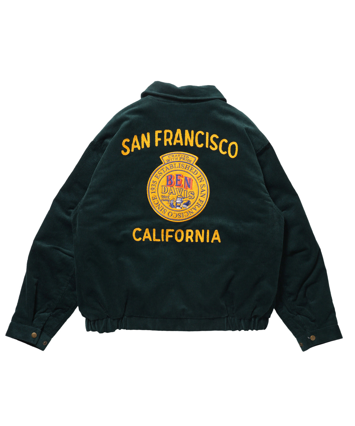 REMOVAL BOA COLLAR RANCH JACKET / ランチジャケット コーデュロイ 着脱ボア衿 刺繍 ワッペン アウター ユニセックス