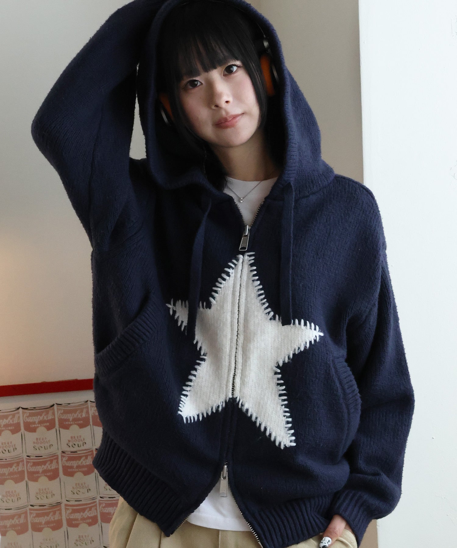 モデル：H160 Size:Sネイビー