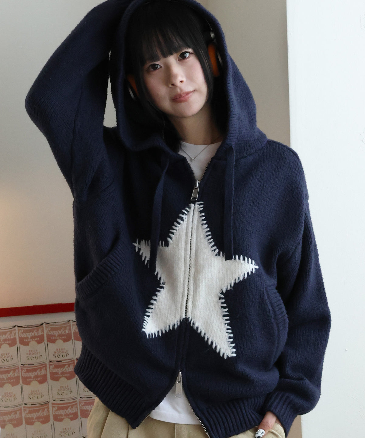 モデル：H160 Size:Sネイビー
