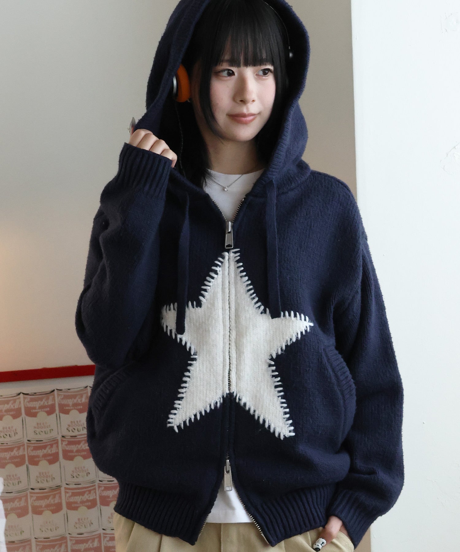 モデル：H160 Size:Sネイビー