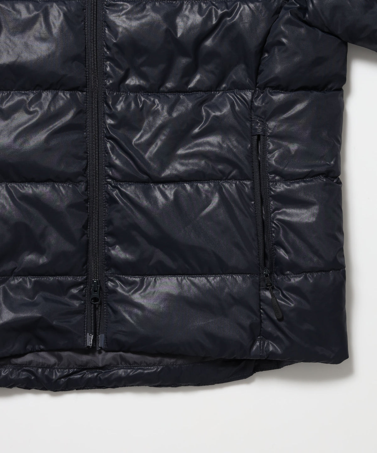 BD HOODED PUFFER JACKET / ダウンジャケット パッファー フード ユニセックス ダークネイビー