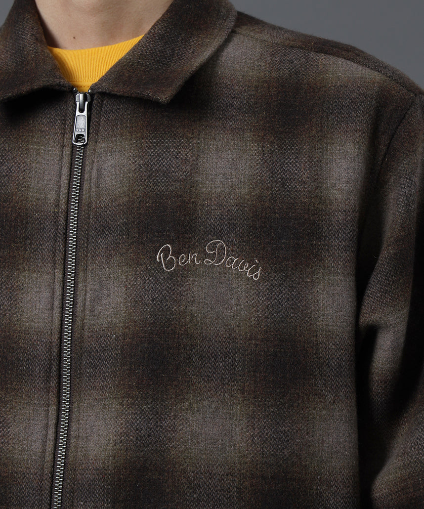 BEN DAVIS（ベンデイビス）】HEAVY PLAID ZIP JACKET / ジップ