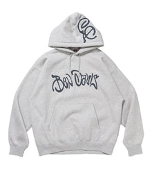 Design Pullover P/K / プルパーカー フード デザイン 裏起毛 ユニセックス グレー