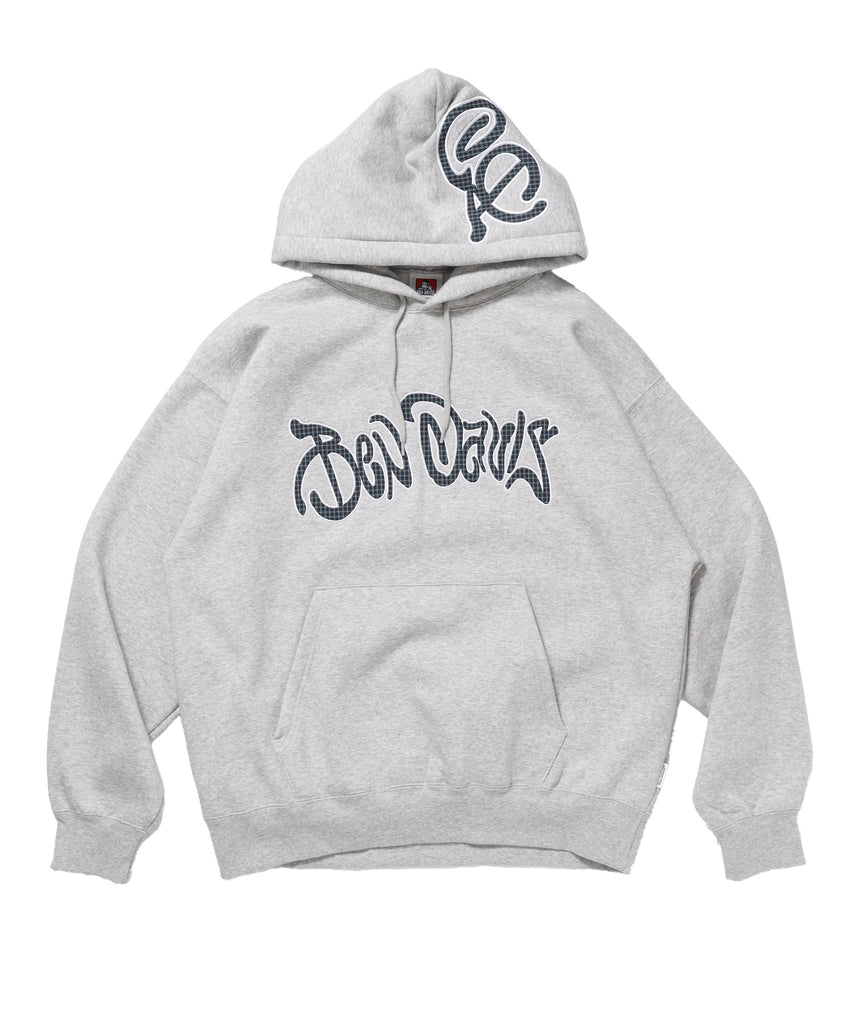 Design Pullover P/K / プルパーカー フード デザイン 裏起毛 ユニセックス グレー