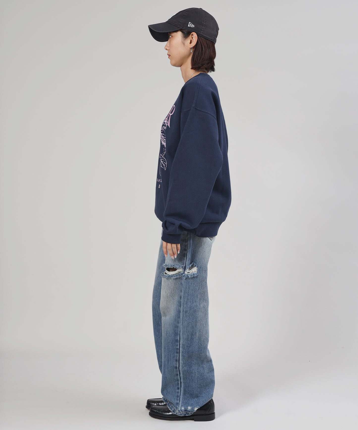 モデル：H163 Size : L ネイビー