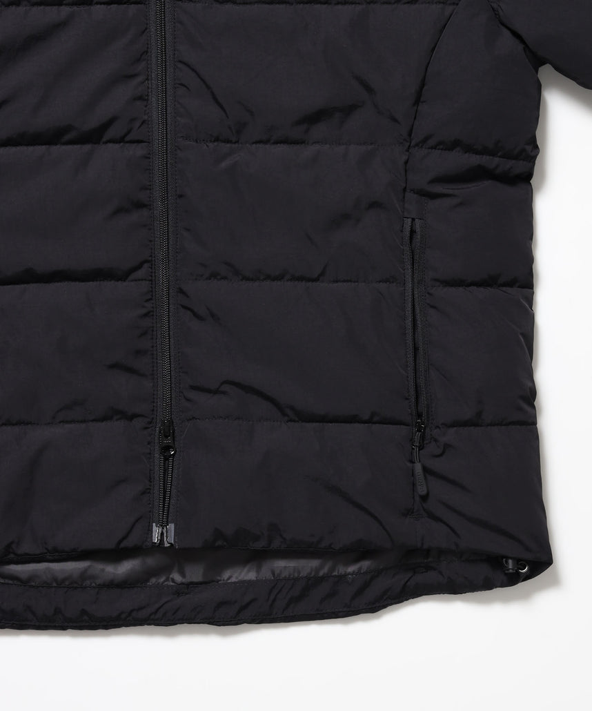 BD HOODED PUFFER JACKET / ダウンジャケット パッファー フード ユニセックス ブラック
