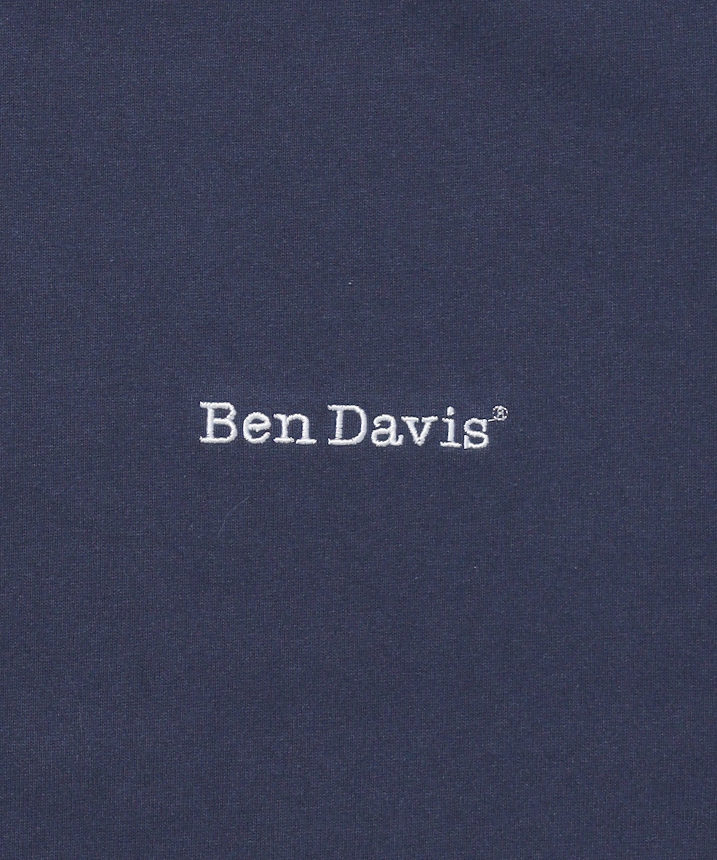 【BEN DAVIS（ベンデイビス）】NAVAL別注 エクストラヘビーオーバーT / 半袖 Tシャツ ワンポイント ブランドロゴ 刺繍 ダークネイビー