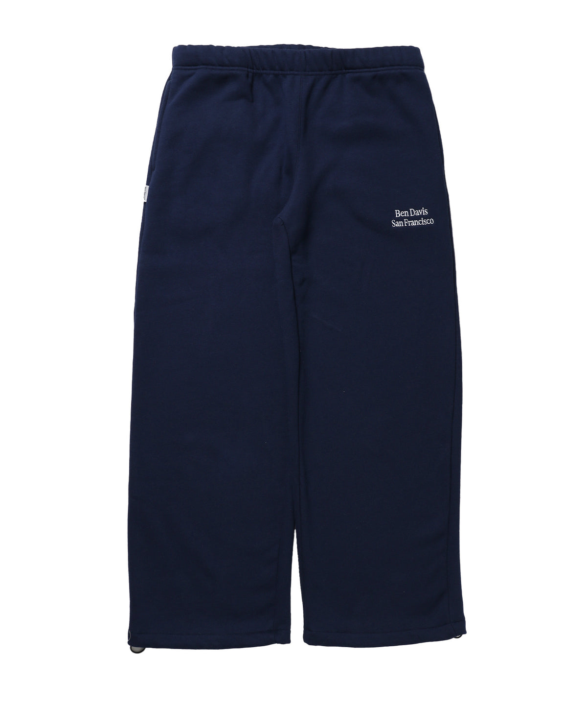 WIDE CURVE SWEAT PANTS / スウェットパンツ ワイドシルエット ルーズ ユニセックス ネイビー