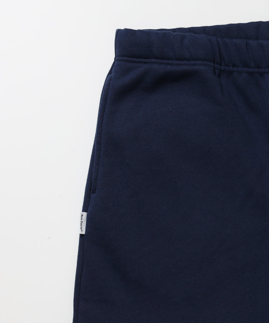WIDE CURVE SWEAT PANTS / スウェットパンツ ワイドシルエット ルーズ ユニセックス ネイビー